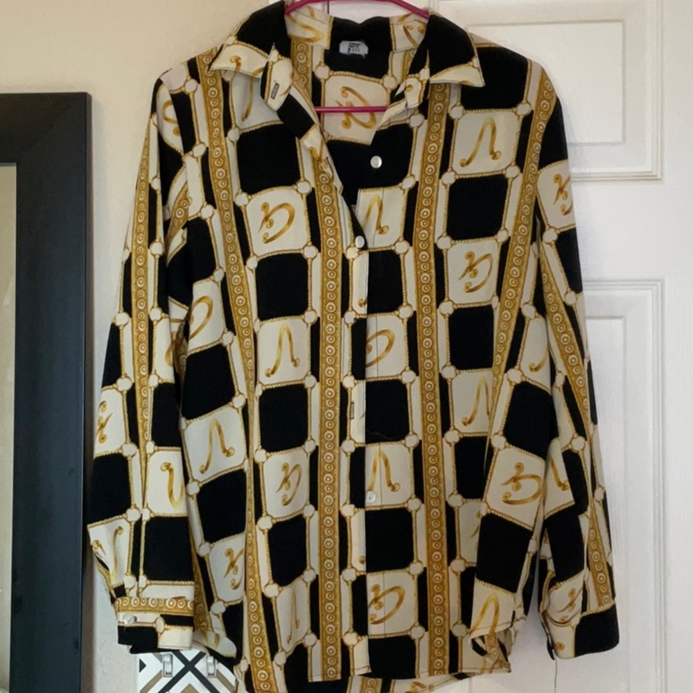 Vintage button down blouse